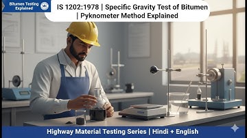 IS 1202:1978 | Specific Gravity Test of Bitumen | Pyknometer Method Explained