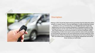 Toyota Key Replacement
