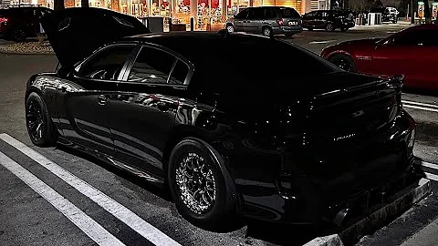 Dodge Charger SRT Hellcat E85 1000hp night runs POV digs/pulls