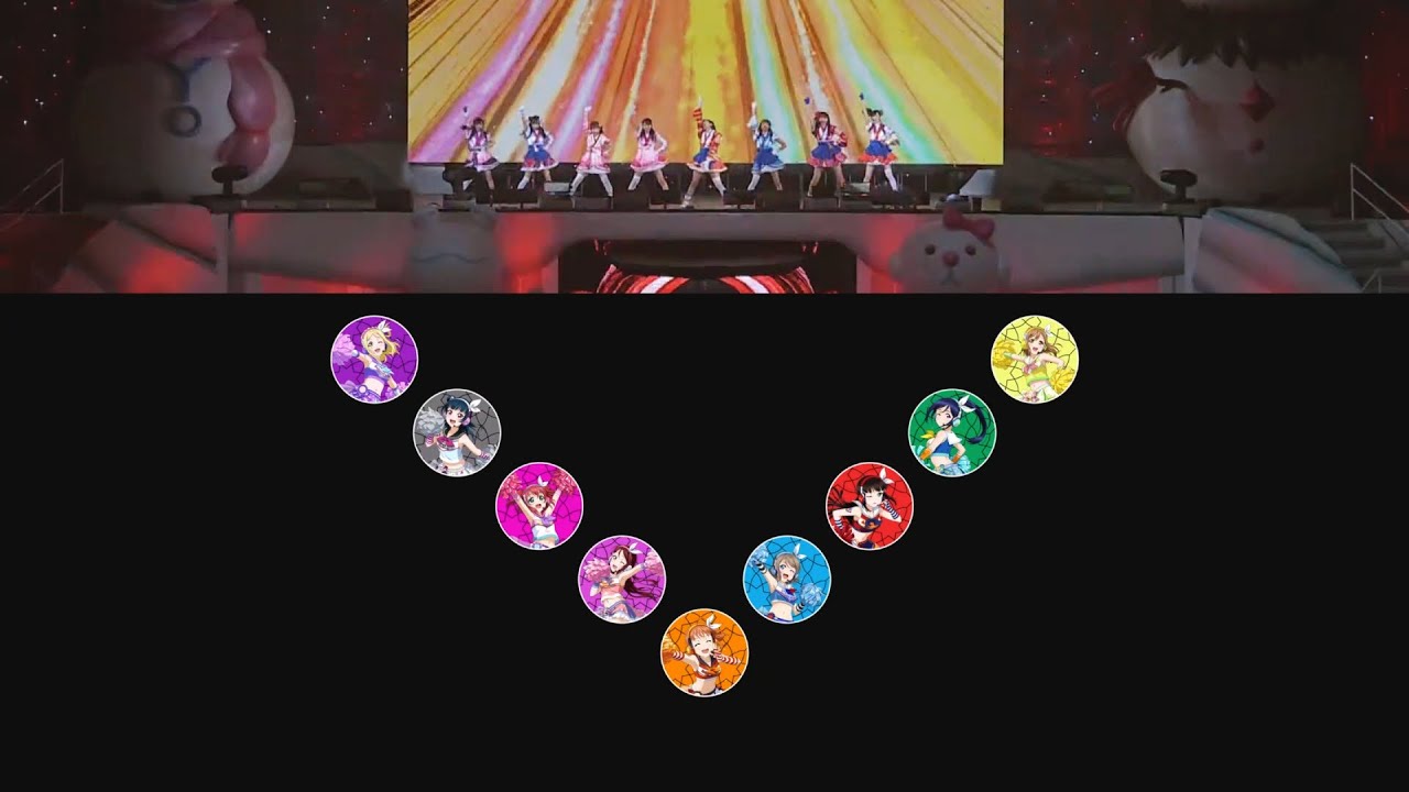 Aqours ~ Thrilling・One Way Dance Position