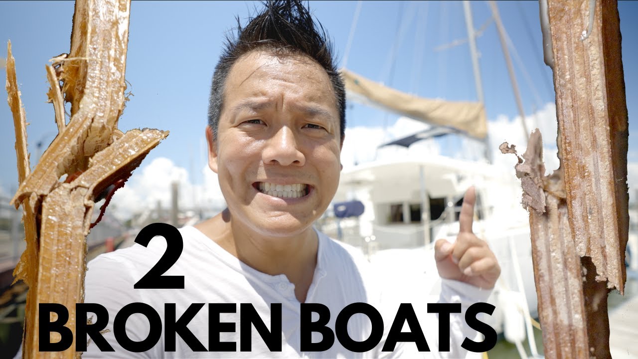 Boat Tour!  I found 2 Catamarans w/ Broken Bulkheads Just Like Mine!
