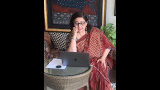 FaceBook Live lectures at Indira Gandhi National Centre for Arts- Shelly Jyoti, A textile artist