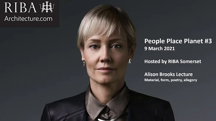 People, Place, Planet: Alison Brooks lecture