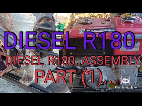 Pet R180 DIESEL R180 ..assembly.. PART 1 - YouTube