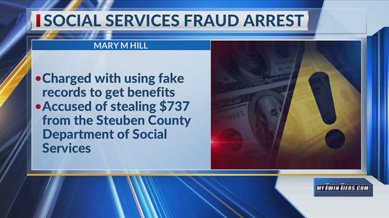 Corning woman arrested after suspected social services fraud - YouTube