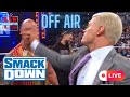 WWE SMACKDOWN Off Air Slap The Rock Roman Reigns Cody Rhodes Seth Rolling in the Ring 3/8/2024