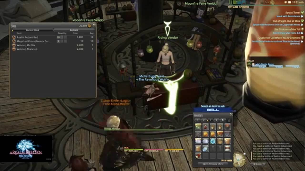 FFXIV Lalafell Realm Reborn Red