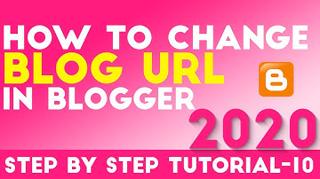 How To Change Blog URL In Blogger Hindi Urdu Tutorial 10 [desimesikho] 2018