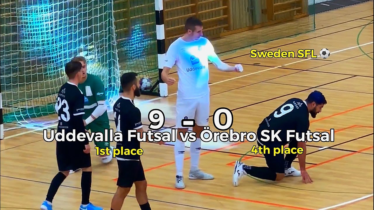 Uddevalla futsal vs Örebro SK futsal 9-0 #futsal #goals #highlights #topleague #sweden