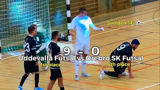 Uddevalla futsal vs Örebro SK futsal 9-0 #futsal #goals #highlights #topleague #sweden