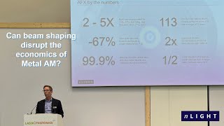 Can beam shaping disrupt the economics of metal additive manufacturing?
