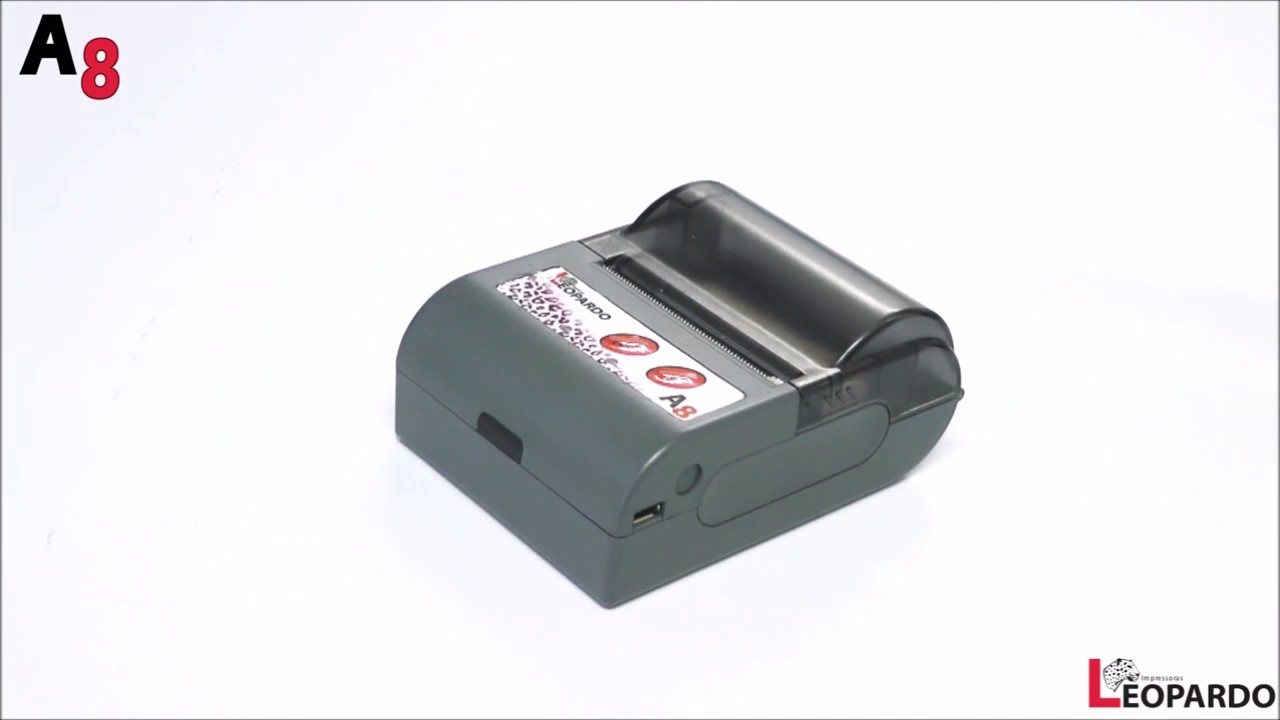 Impressora Portátil Leopardo A8