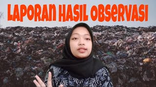 🔴Laporan Hasil Observasi || Tema : Kebersihan Lingkungan || Winda Sri Yunita