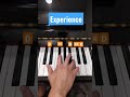 EXPERIENCE by EINAUDI, piano tutorial #shorts