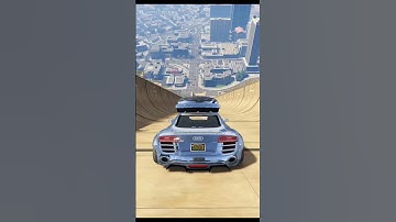 Audi R8 🆚 Mega Ramp 🤩🤯 |GTA V| Unbelievable Stunt•#shorts #gta5 #gaming #gta #viral #audi #audir8