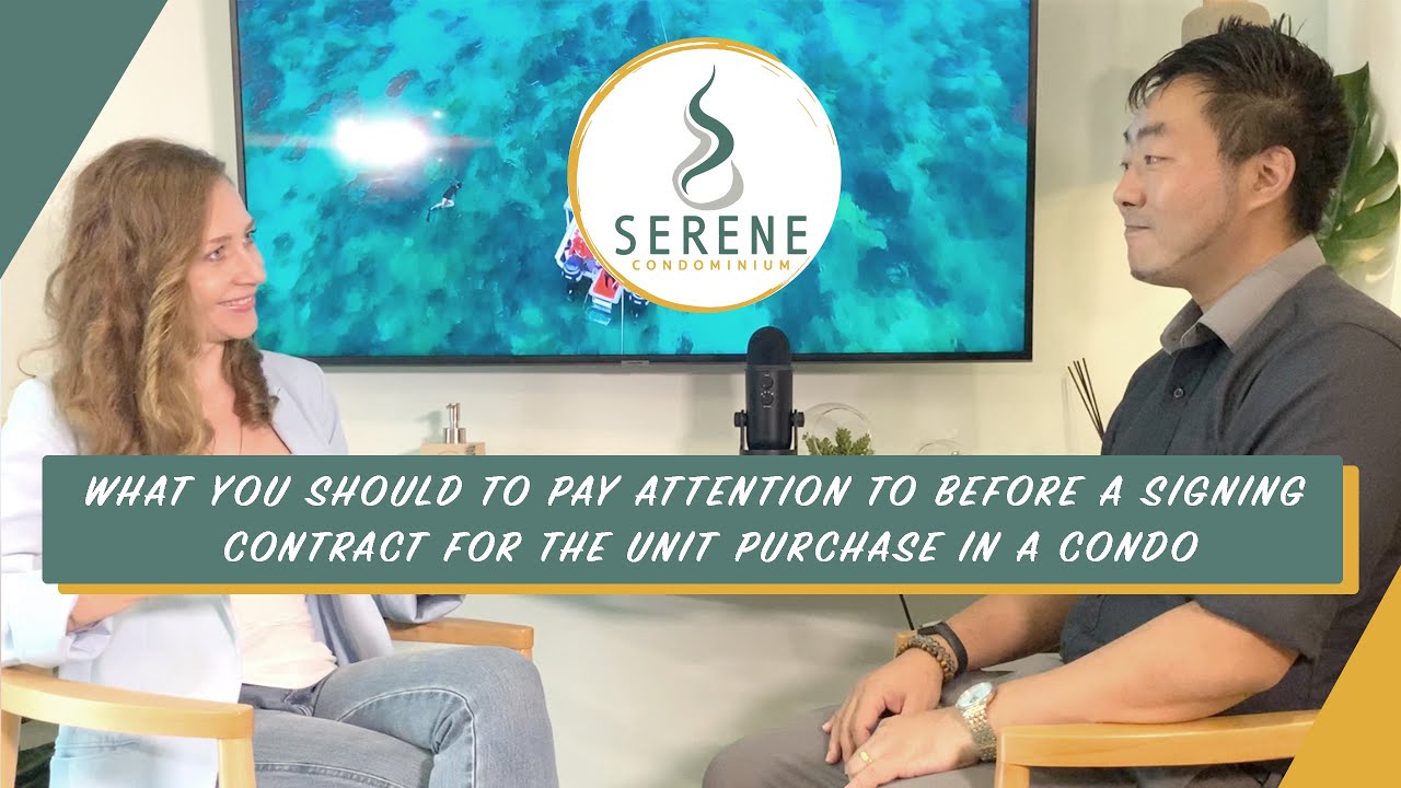 Questions to developer before you sign the contract in Thailand