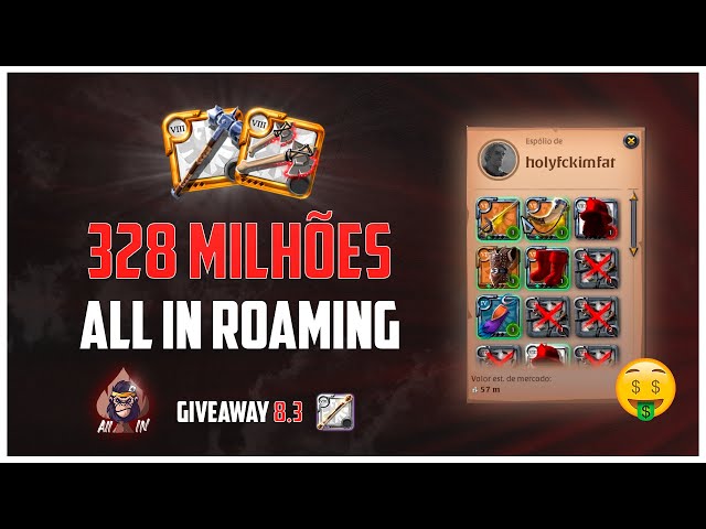 FAZENDO 100M+ EM UM ROAMING!  ALBION ONLINE #028 