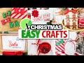 *SUPER EASY* Christmas Crafts made in only 5 MINUTES! Dollar Tree DIYs 2023