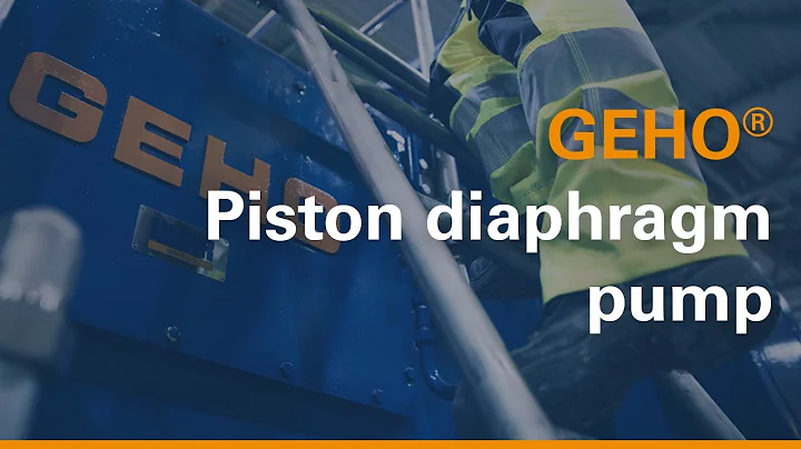 Discover the advantages of GEHO piston diaphragm pumps