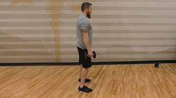 Dumbbell Suitcase Squat