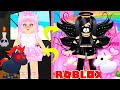 Switching Houses With My OPPOSITE TWIN For 24 Hours In Adopt Me... Roblox Adopt Me