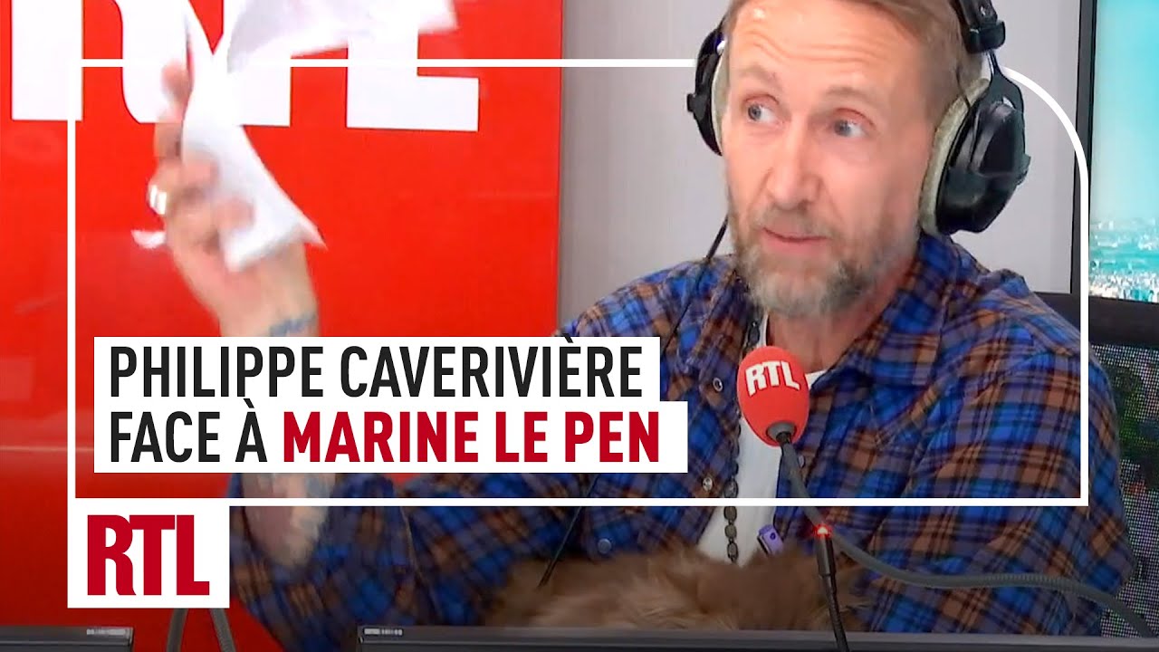 Philippe Caverivière face à Marine Le Pen