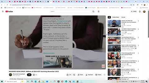 PSA From Apostle Tahar: You Must Set Up A Rumble And An Odysee Account