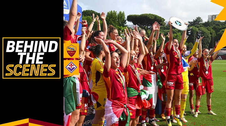 ⚽️ Cinque gol e consegna del Trofeo! 🏆🇮🇹 | Roma 5-0 Fiorentina | AS Roma Women Tunnel Cam 2023-24