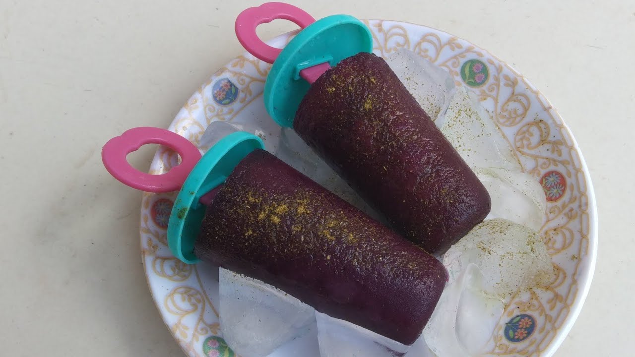 jambun kulfi \ Jamun Shots at home! Just street \ Black jamun kulfi home made\ jambun palp