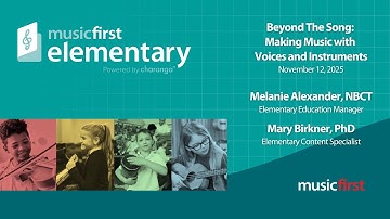 Beyond the Song  Making Music with Voices and Instruments