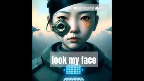 Visions of Faces: Asian Cyber SciFi Non-Time Faces 004