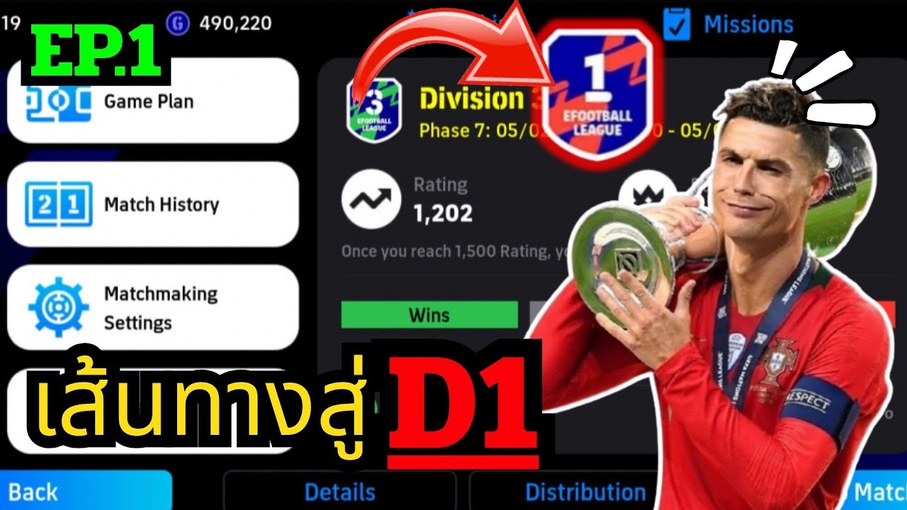 ใช้สไตล์ใหม่เพื่อขึ้นD1 |EP.1