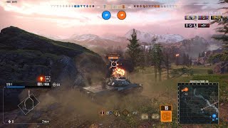 WoT on PS5 - STB 1 with 5 Kills and 12.000 Damage combined