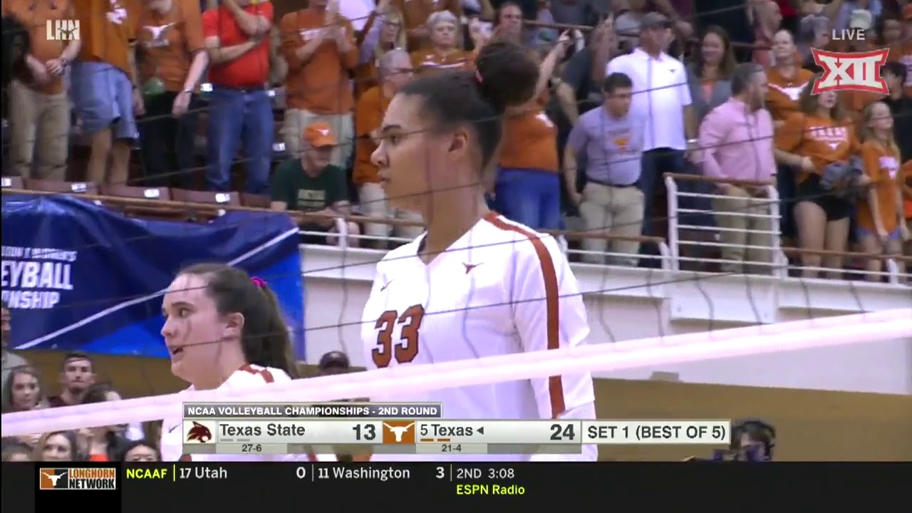 Texas vs. Texas State Volleyball Highlights YouTube