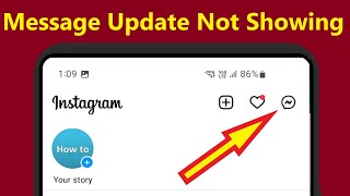 Fix Instagram Messenger Update Not Showing Instagram Message Icon Missing!! - Howtosolveit