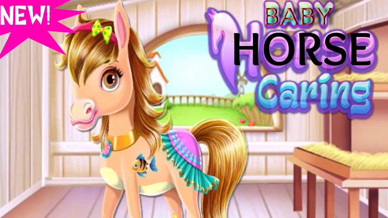 Watch Sweet Baby Horse Caring Movie Play Animal Care and Dress Up Games Online YouTube