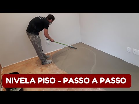 COMO APLICAR CIMENTO AUTONIVELANTE SIMPLES E FÁCIL PARA RECEBER O LAMINADO, VINÍLICO PORCELANATO