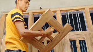 How to fitting ventilation window on the frame//ventilation palla frame per fitting kaise kare