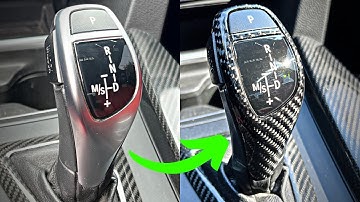 Carbon Fiber Gear Shift Knob Replacement for BMW F30/F32/F22!
