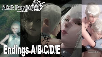 NieR Replicant ver.1.22474487139 - All Endings A/B/C/D/E [HD 1080P]