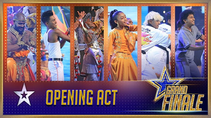 Opening Act | Sri Lanka's Got Talent Grand Finale | Sirasa TV