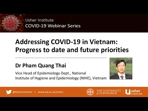 Webinar 8: Addressing COVID-19 in Vietnam: Progress to date and future priorities