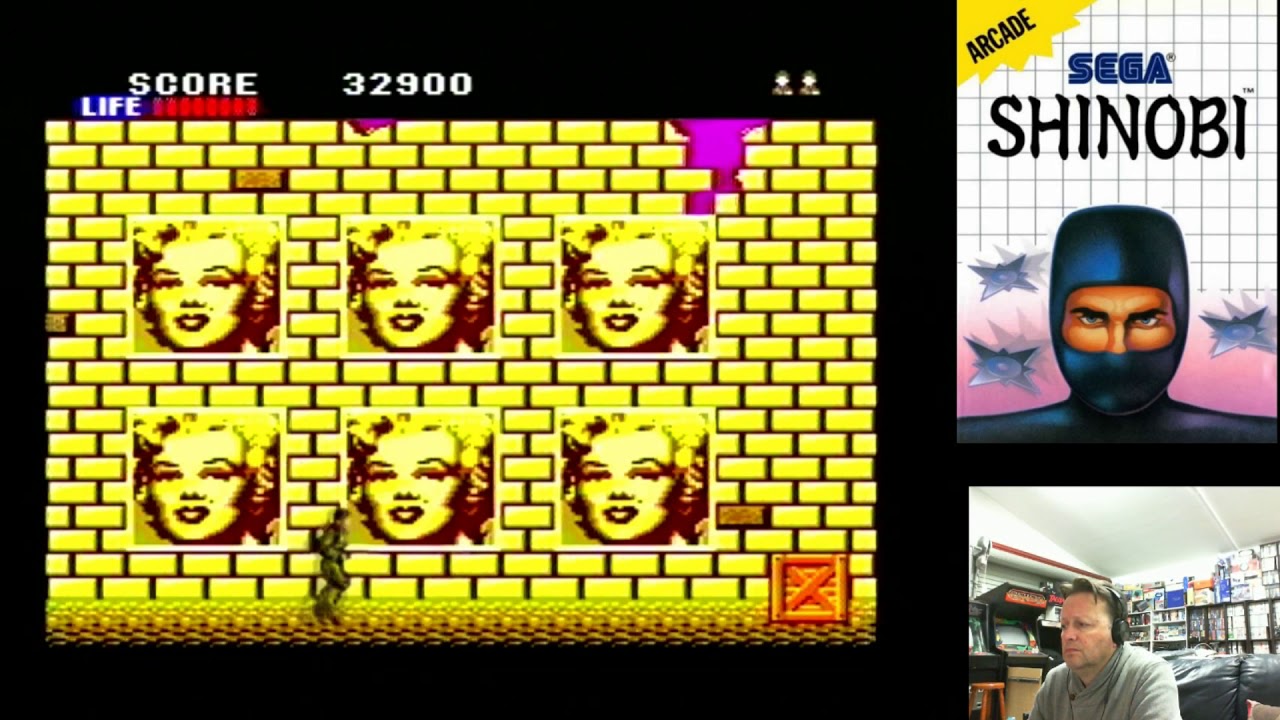 Jeu Shinobi Sur Sega Master System - Boîte Et Notice - Très Bon état