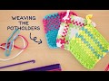 How to use the made by me weaving loom to weave a potholder