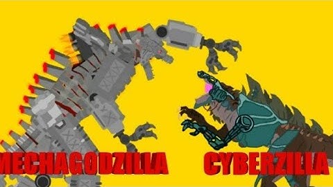 Mechagodzilla vs Cyberzilla animation