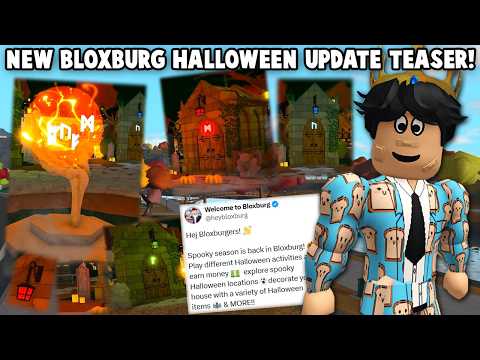 NEW BLOXBURG HALLOWEEN UPDATE TEASER! MONEY EVENT MINI GAMES and NEW LOCATIONS?