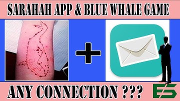 All you need to know about sarahah app and blue whale the deadly game || Any connection ???