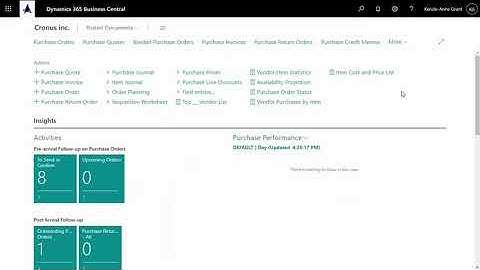 How to find reports, pages, tasks or actions in Business Central