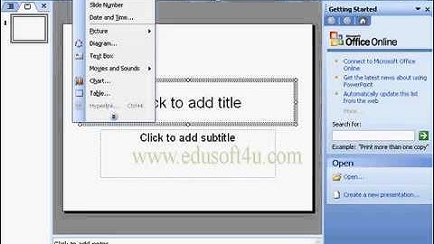 Introduction to MS Powerpoint MS Office 2003 in Telugu (nowtelugu.com)