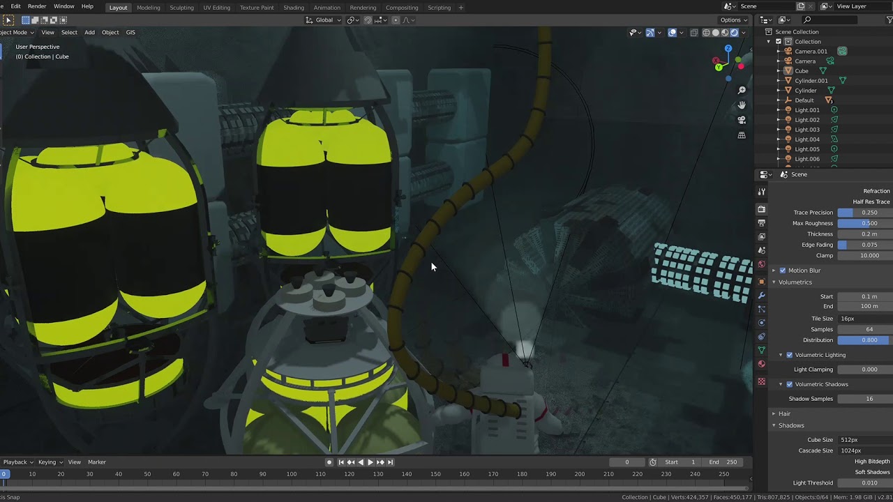 Blender underwater YouTube